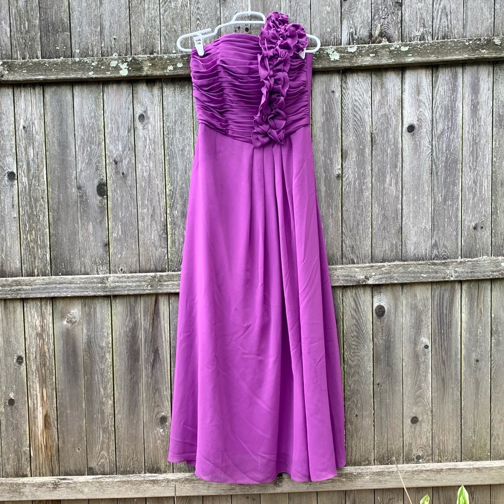 Long chiffon dress
